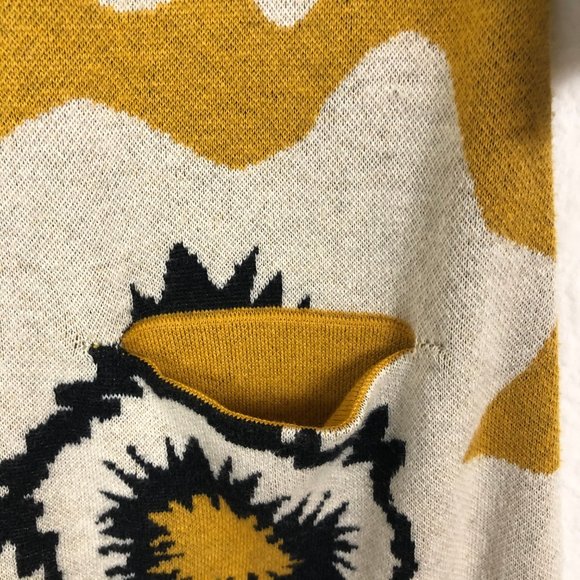 Anthropologie Field Flower Yellow Poppy Tunic - Picture 5 of 8